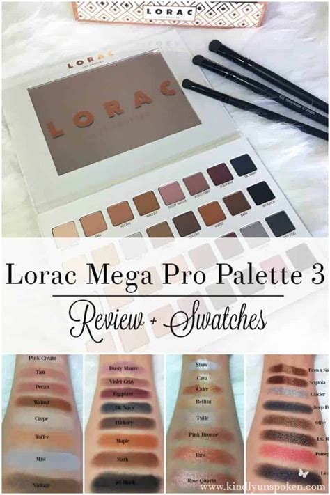 Lorac Mega Pro Palette 3 Review + Swatches .